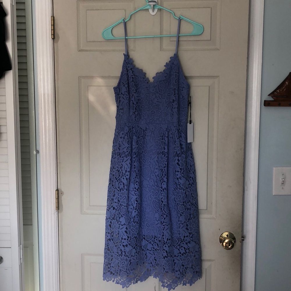 Lilac lace dress